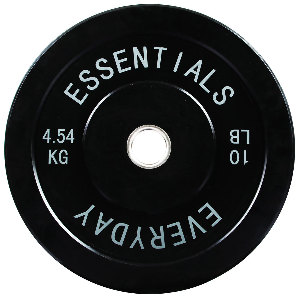Black 10 lbs Bumper Plate with Steel Hub X866