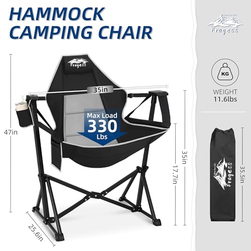 Portable Folding Hammock Chair with Adjustable Back V93383