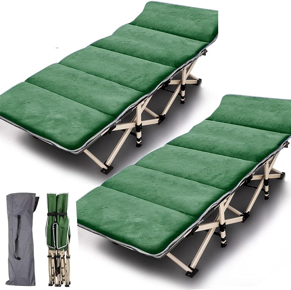 Camping Cot Folding Bed with Carry Bag W3887