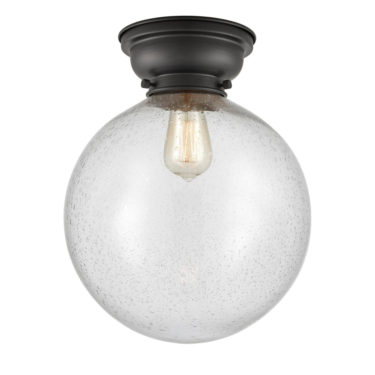 Antique Copper LED Flush Mount Light U338493