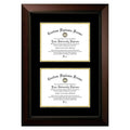 11 x 14 in. Black Certificate Frame with Black & Gold Mats X89254