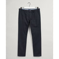 Black Regular Fit Twill Chinos W8386