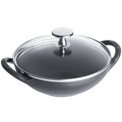 Cast Iron Wok with Lid N824