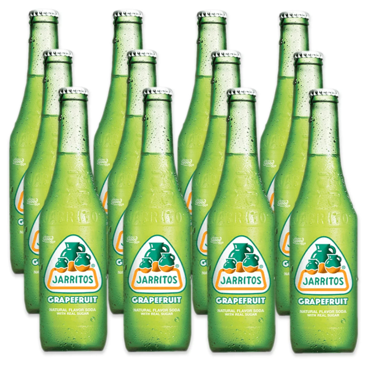 Naturally Flavored Grapefruit Soda 12/12.5 fl. oz. Glass Bottle Case (12-Pack) A15118