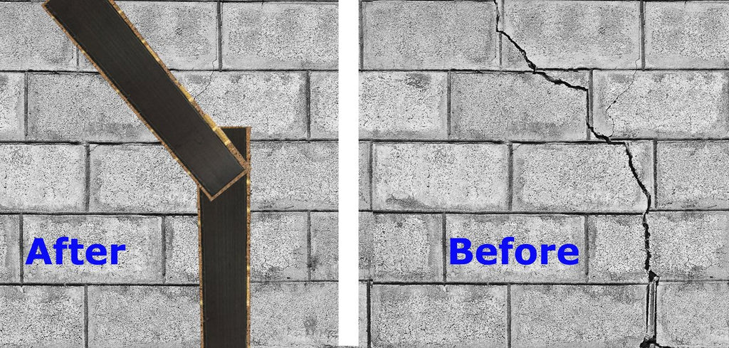 15 ft Carbon Fiber Basement Wall Crack Repair Kit C4545