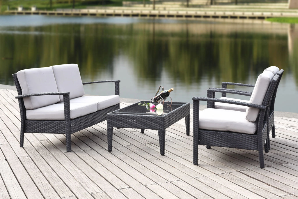 4 Piece Outdoor Set with Cushion W6708