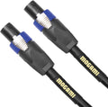 20 Foot 4-Pole Speaker Cable with speakON Male Plugs U2786