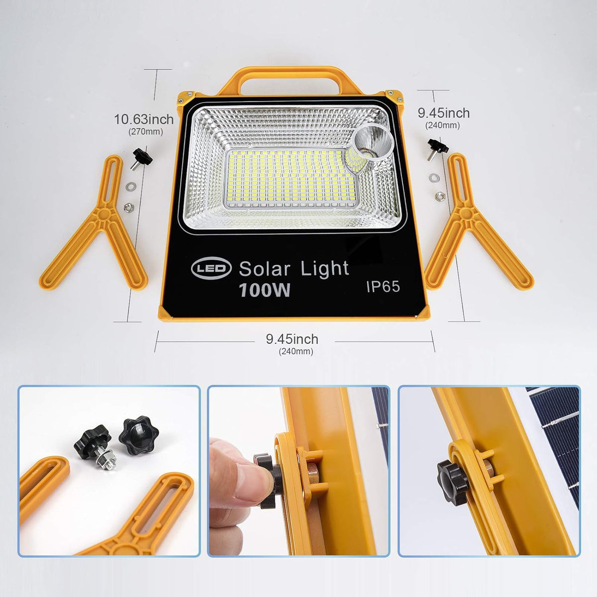 Portable Rechargeable LED Work Light with PowerBank 11000mah, 100W, Five Lighting Modes Q3164