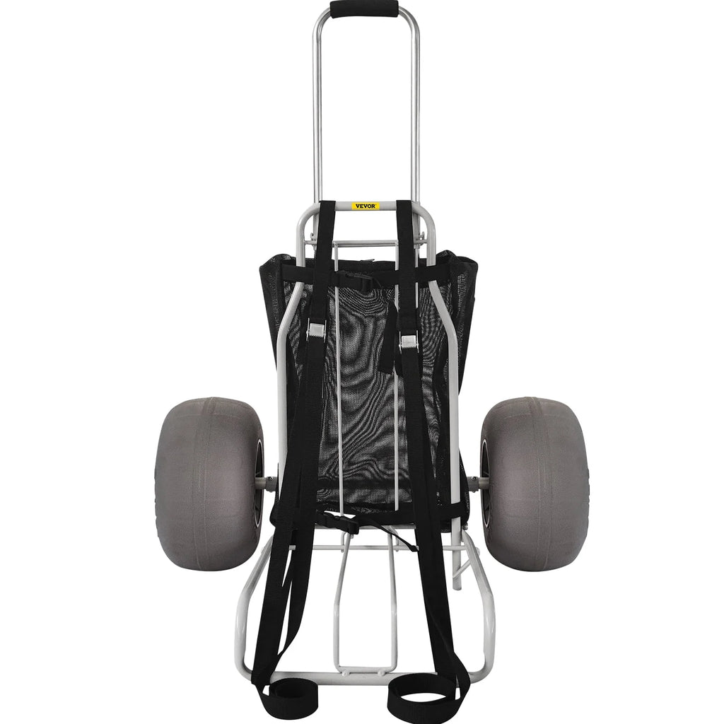 Folding Beach Cart with 12 TPU Balloon Wheels P4621