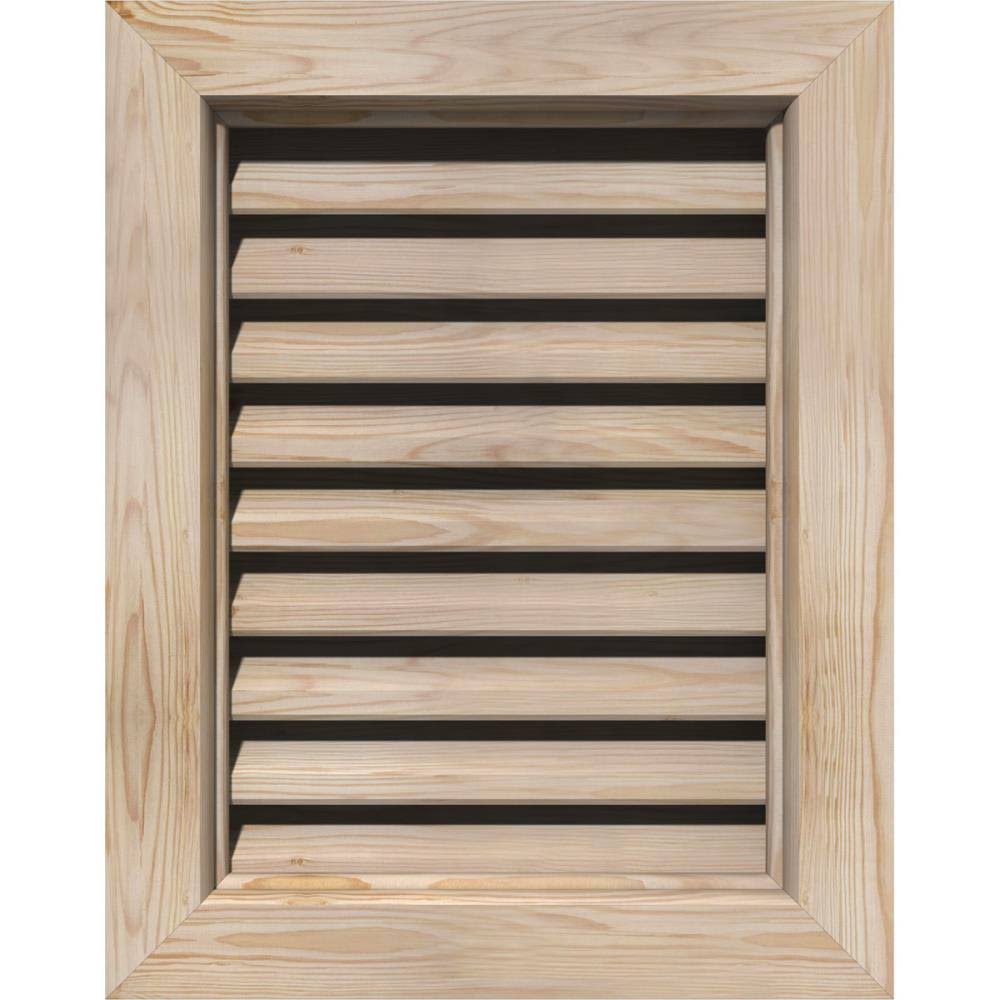 Unfinished Pine Gable Vent M3885
