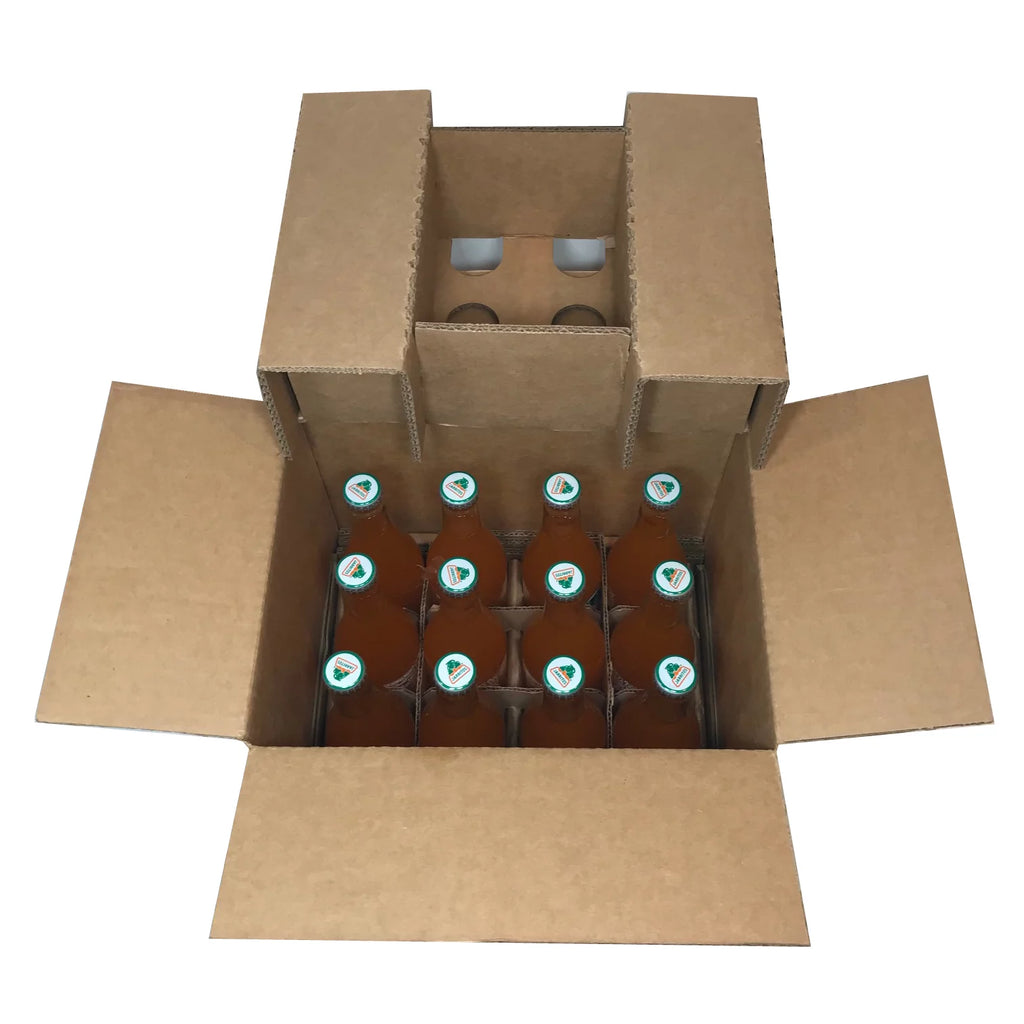 Naturally Flavored Grapefruit Soda 12/12.5 fl. oz. Glass Bottle Case (12-Pack) A15118
