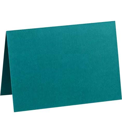 Teal A6 Folded Card (4 5/8 x 6 1/4) (1000 Qty.) L3502