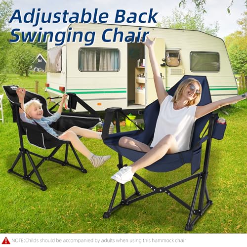 Portable Folding Hammock Chair with Adjustable Back V93383
