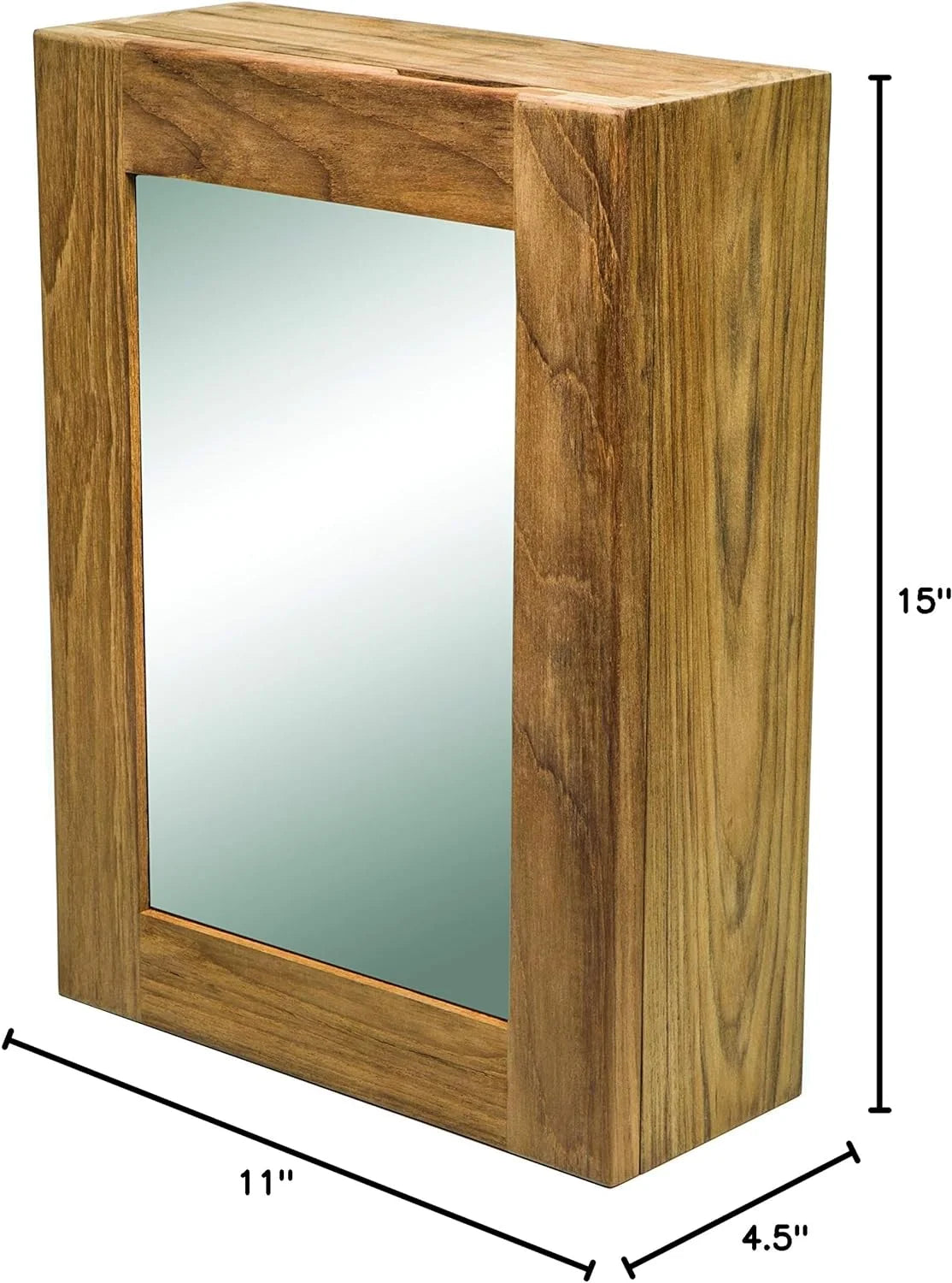 Teak Medicine Chest With Mirror S456308