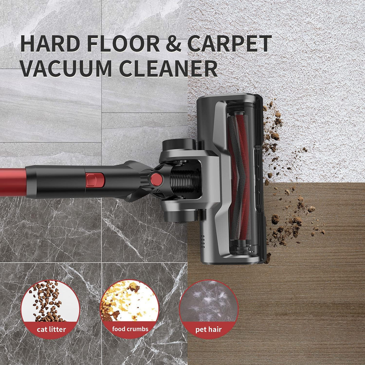 Cordless Stick Vacuum Cleaner 25Kpa 40min 250W I886