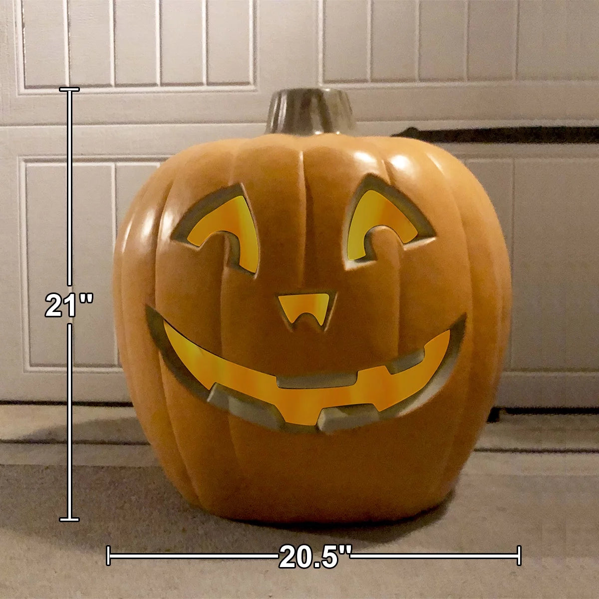 21 in Pre-lit LED Jack O Lantern Pumpkin Lantern C102