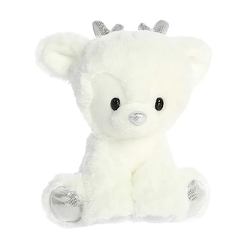 White 6.5 Inches Stuffed Animal U917