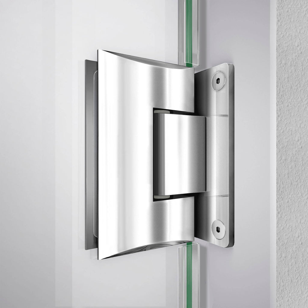 Chrome Frameless Hinged Shower Door N140