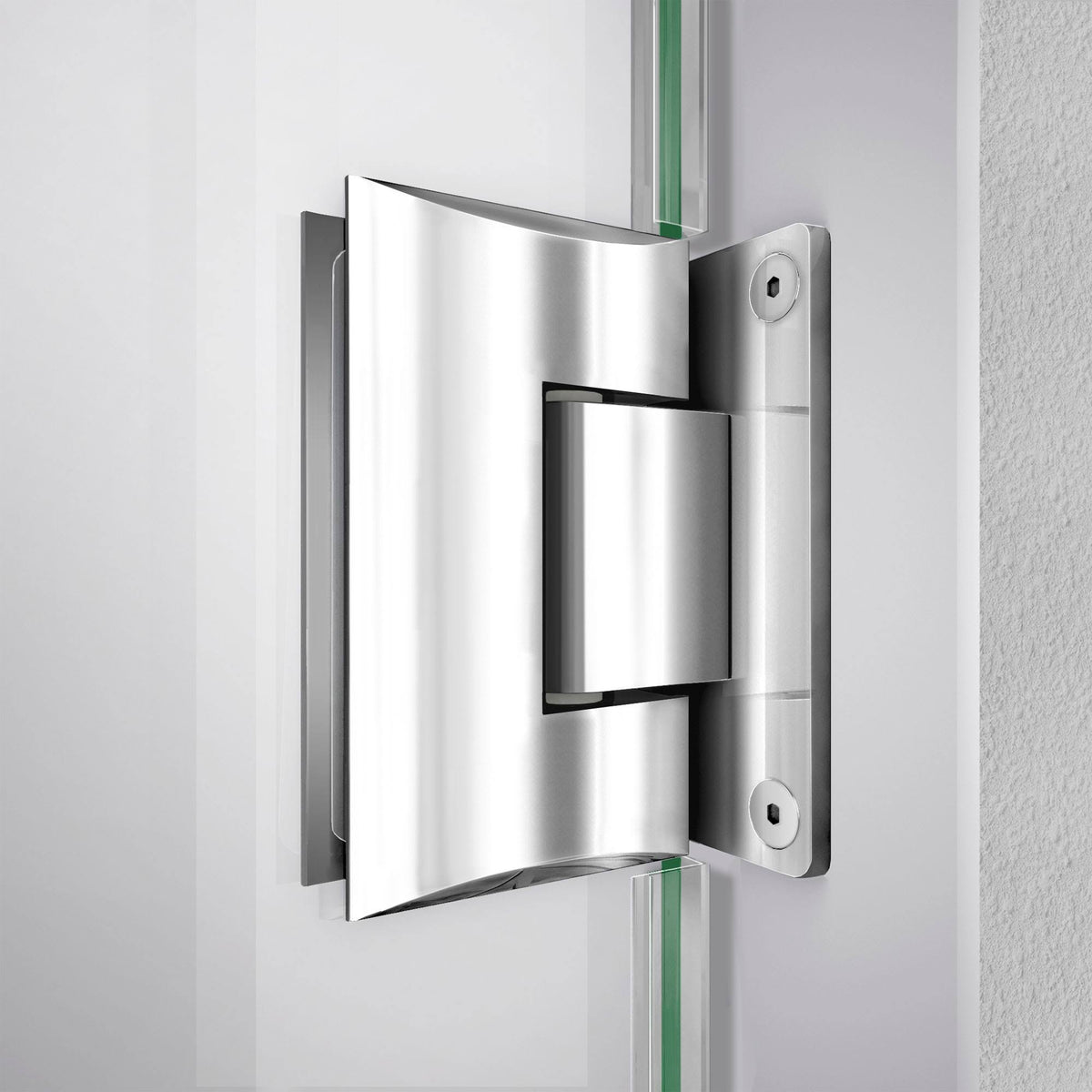 Chrome Frameless Hinged Shower Door N140