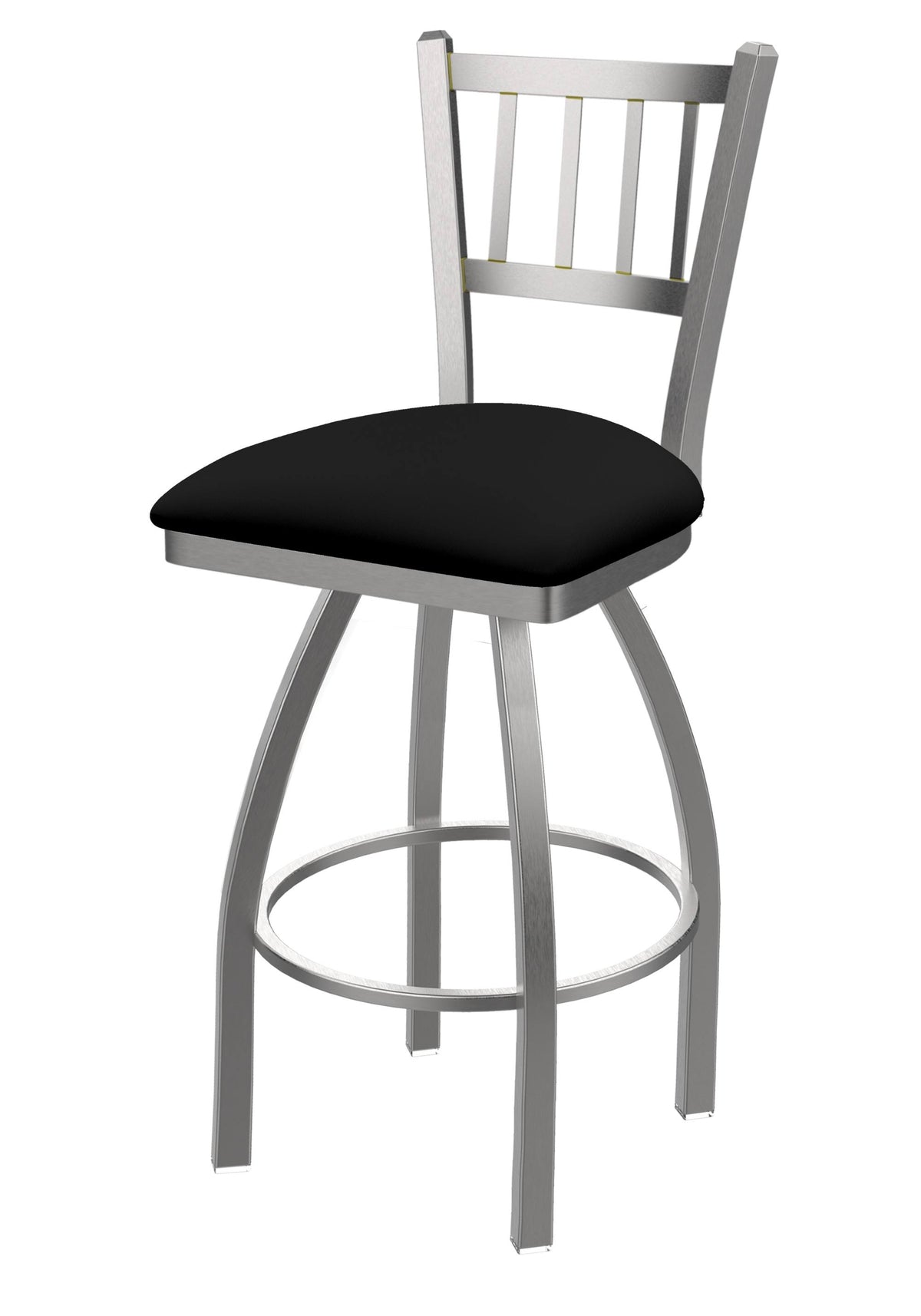 Black Vinyl Swivel Counter Stool I3469