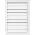 PVC Gable Vent with Brickmould O9377