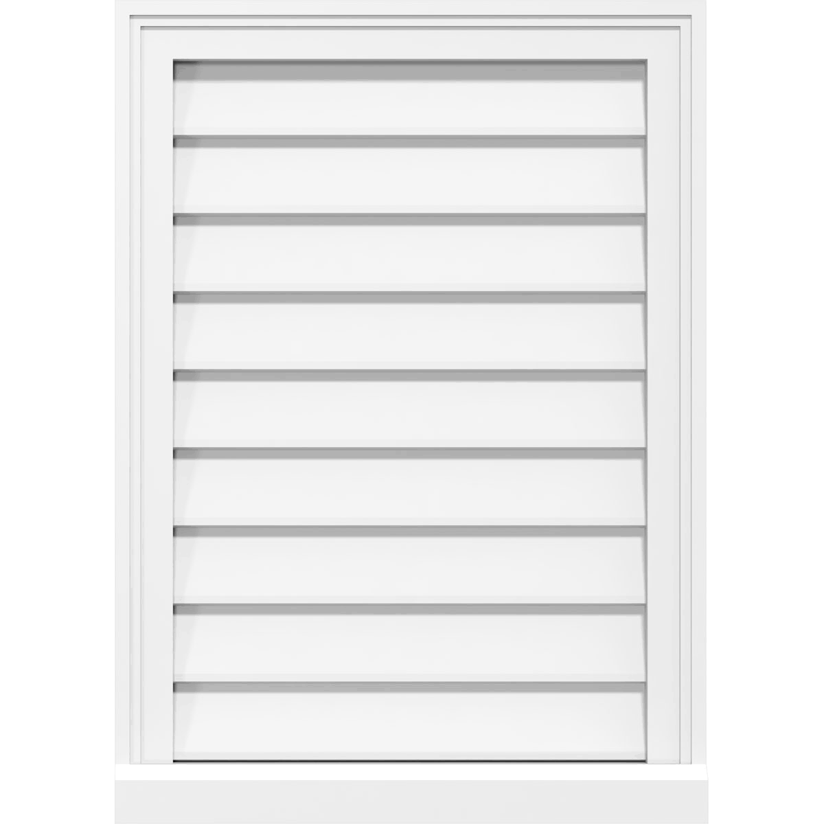 PVC Gable Vent with Brickmould O9377