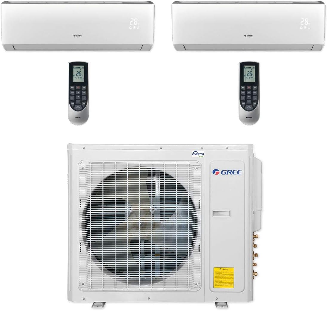 30,000 BTU Dual-Zone Mini Split Air Conditioner Heat Pump P547
