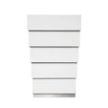 White 5 Drawer Chest C8563