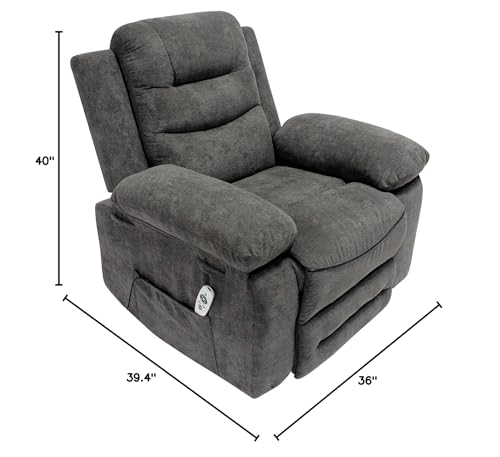 Gray Power Recliner Lift Chair U778