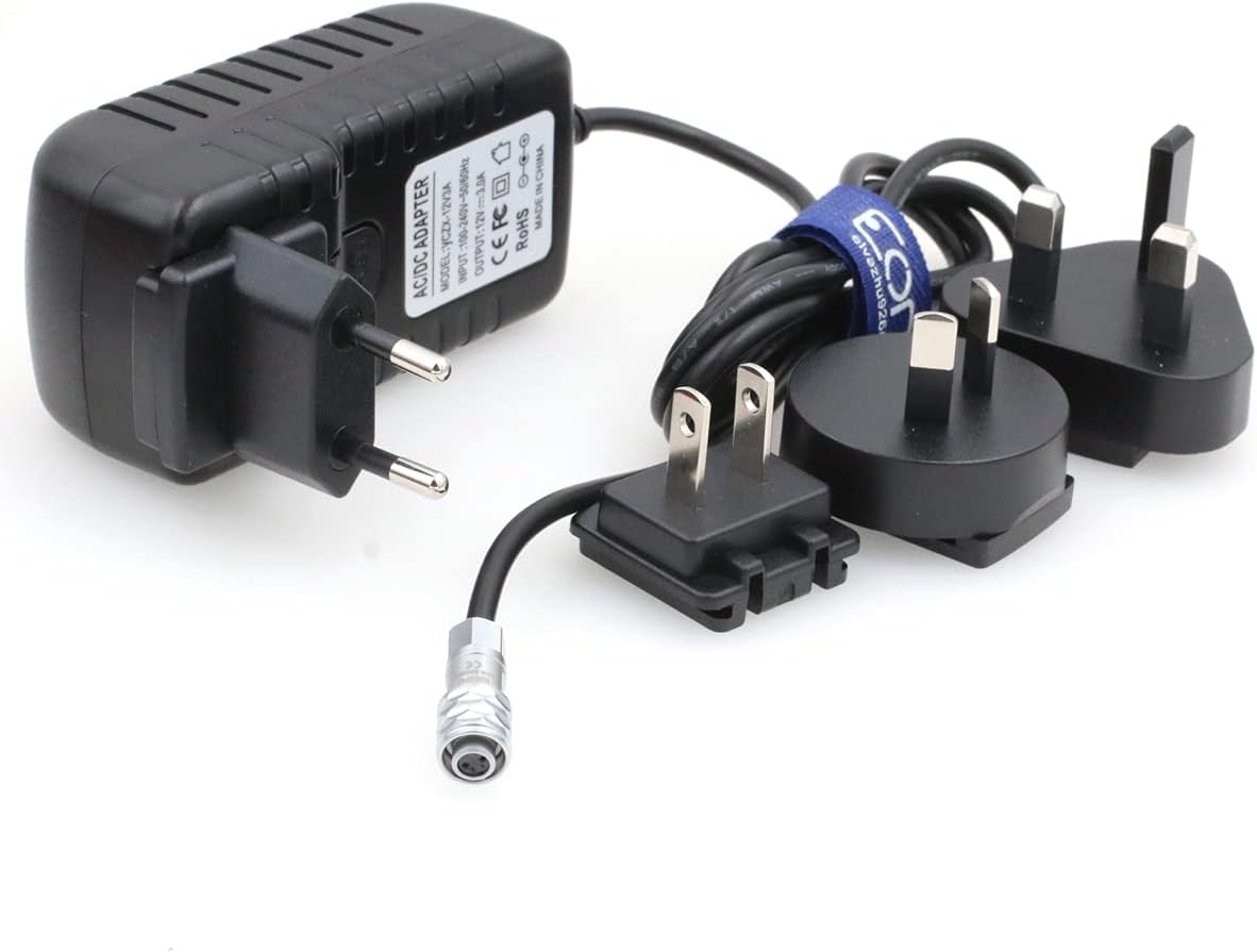 12V 3A Adapter Power Supply Charger for BMPCC 4K 6K M88989