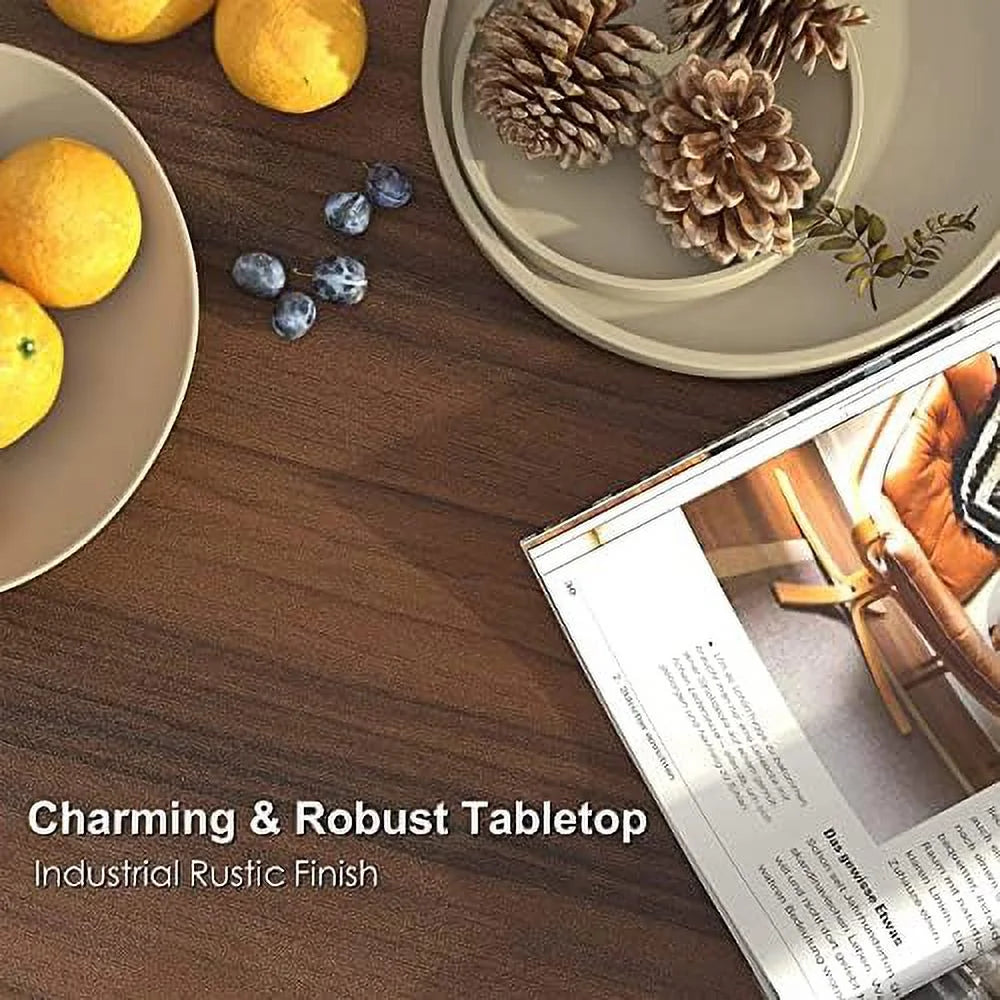 Lift Top Folding Coffee Table with Drawer Metal Frame R512581