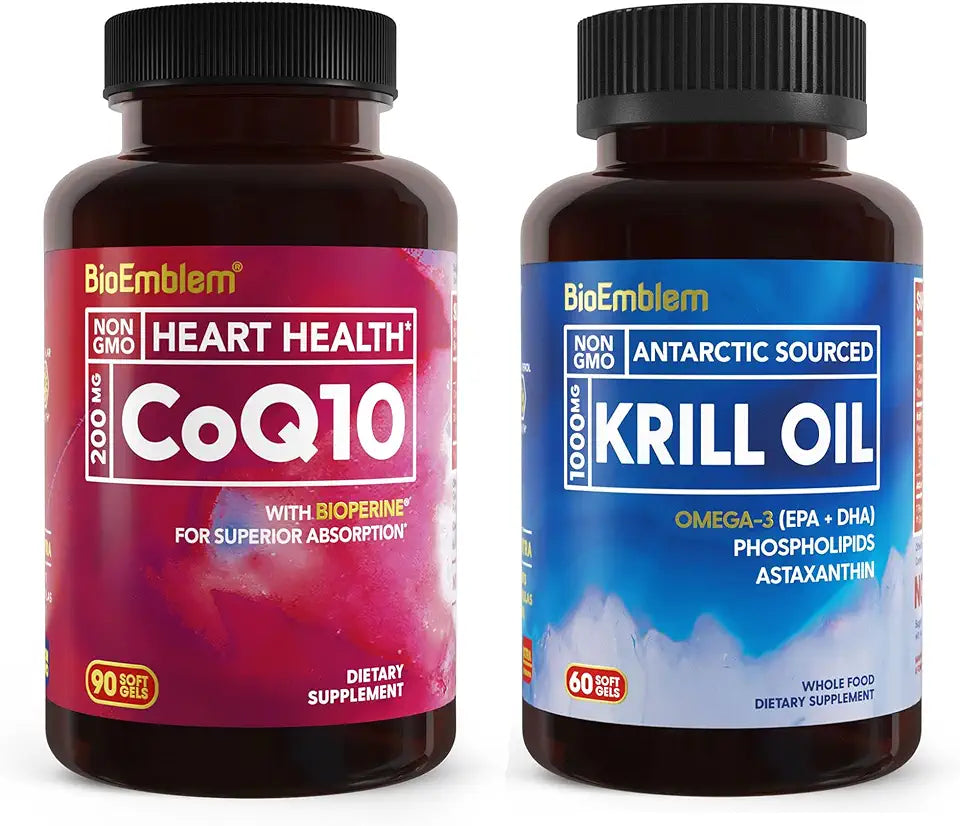 Antarctic Krill Oil Supplement and CoQ10 B336557