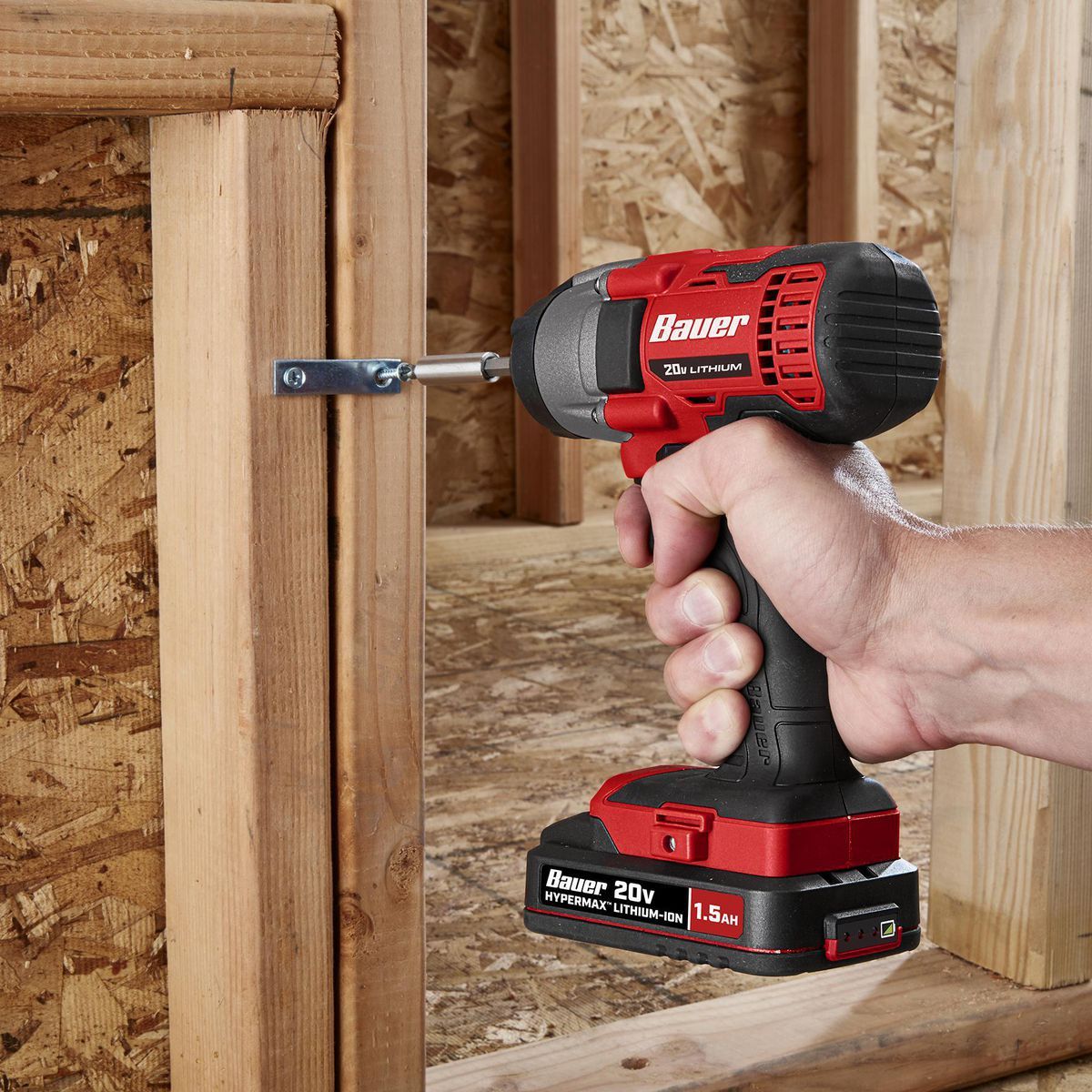 20V Cordless 1/4 in. Hex Compact Impact Driver Kit with Battery and Charger S179