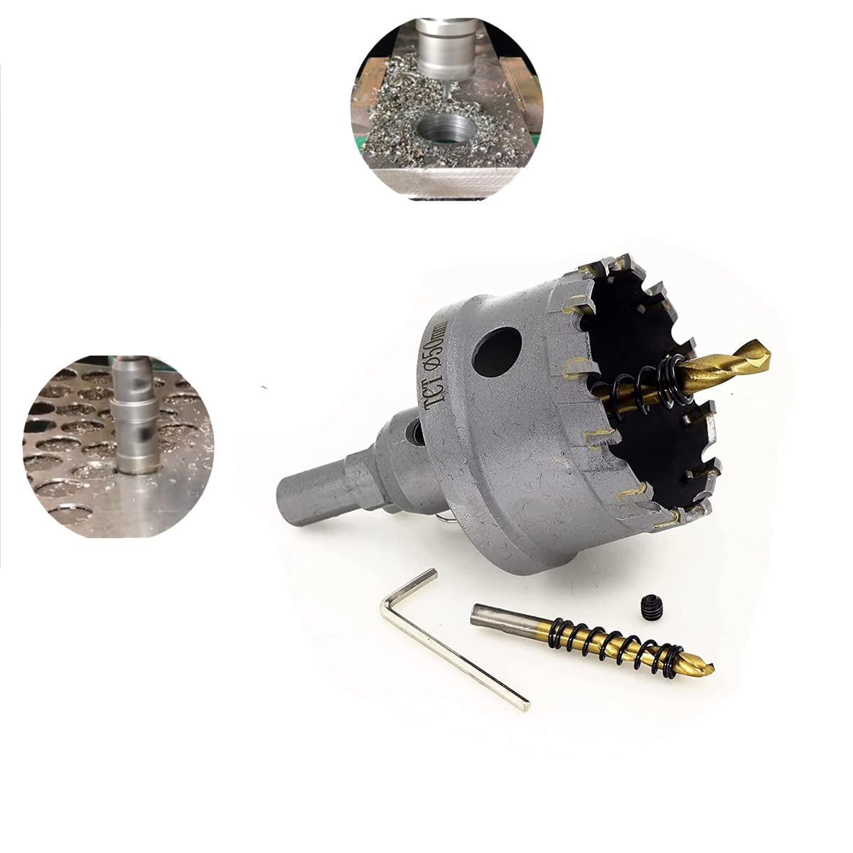 10 Pcs Tungsten Carbide Tipped Hole Saw Kit W2583