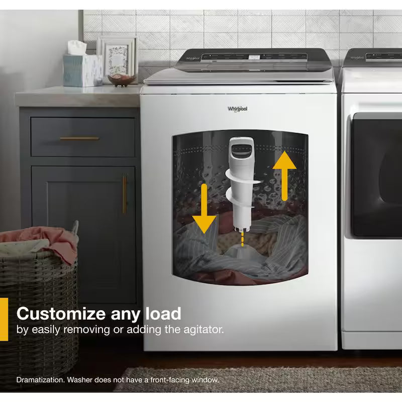Top Load Washing Machine in White with Removable Agitator Z9112