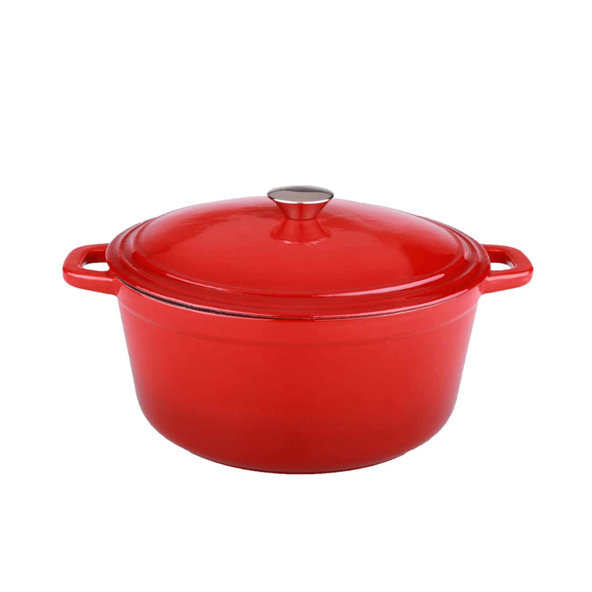5 qt Blue Cast Iron Oval Covered Casserole Q80593
