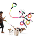 3 Way 75 Inch Detachable Dog Leash with Soft Padded Handle F278
