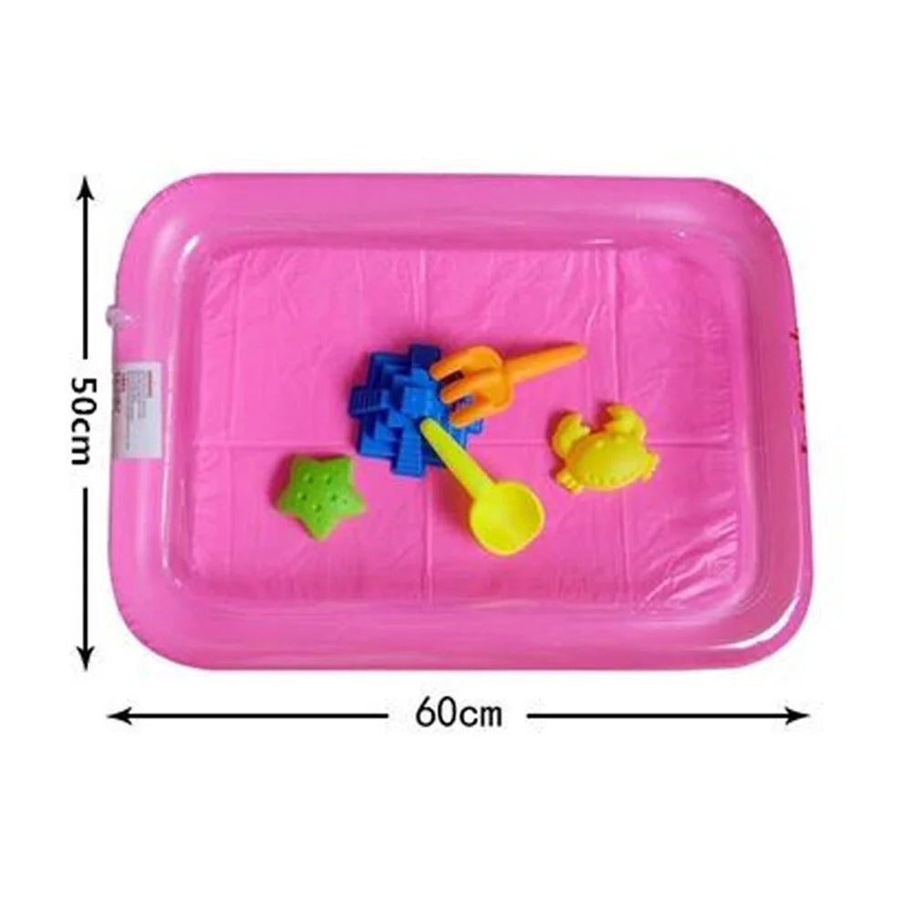 Pink Inflatable Sandbox Play Sand Toy Tray R230