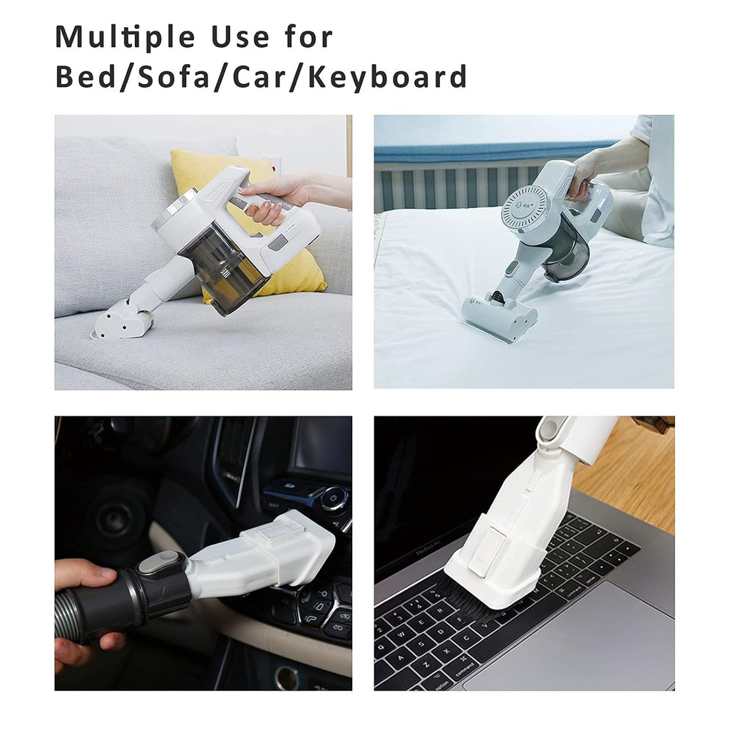 Cordless Pet Vacuum Cleaner with Grooming Brush, Stainless Comb Teeth Shedding Tool Kit V563