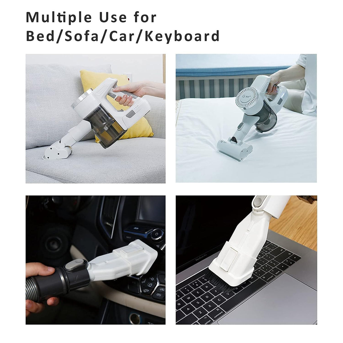 Cordless Pet Vacuum Cleaner with Grooming Brush, Stainless Comb Teeth Shedding Tool Kit V563
