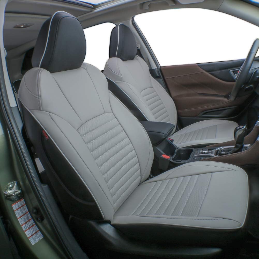 Custom Fit Full Set Car Seat Covers Leatherette Black X45343