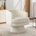 Beige Swivel Accent Chair K5454