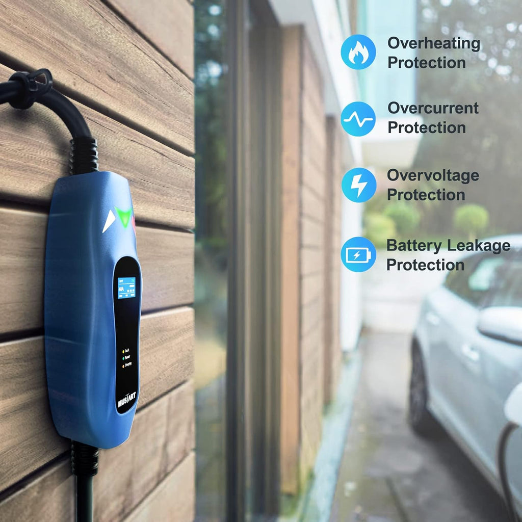 Level 2 Portable EV Charger 240 Volt 40 Amp 25ft Cable K2103