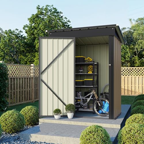 5 x 3 FT Waterproof Metal Garden Storage Shed Y928