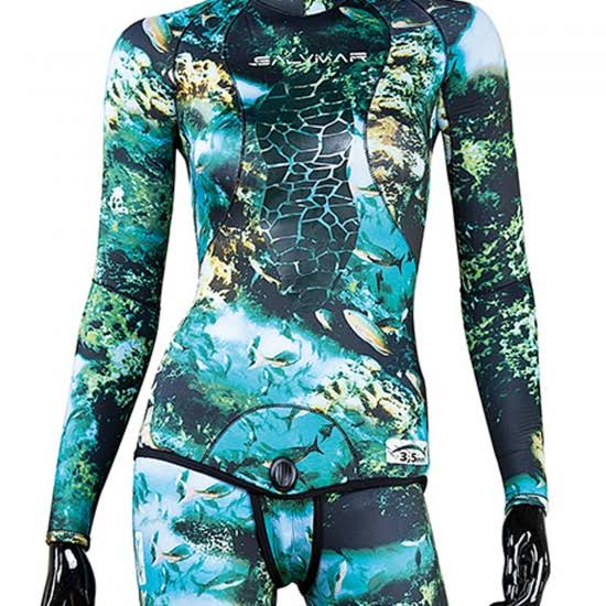Camo Blue 5.5mm Wetsuit K215