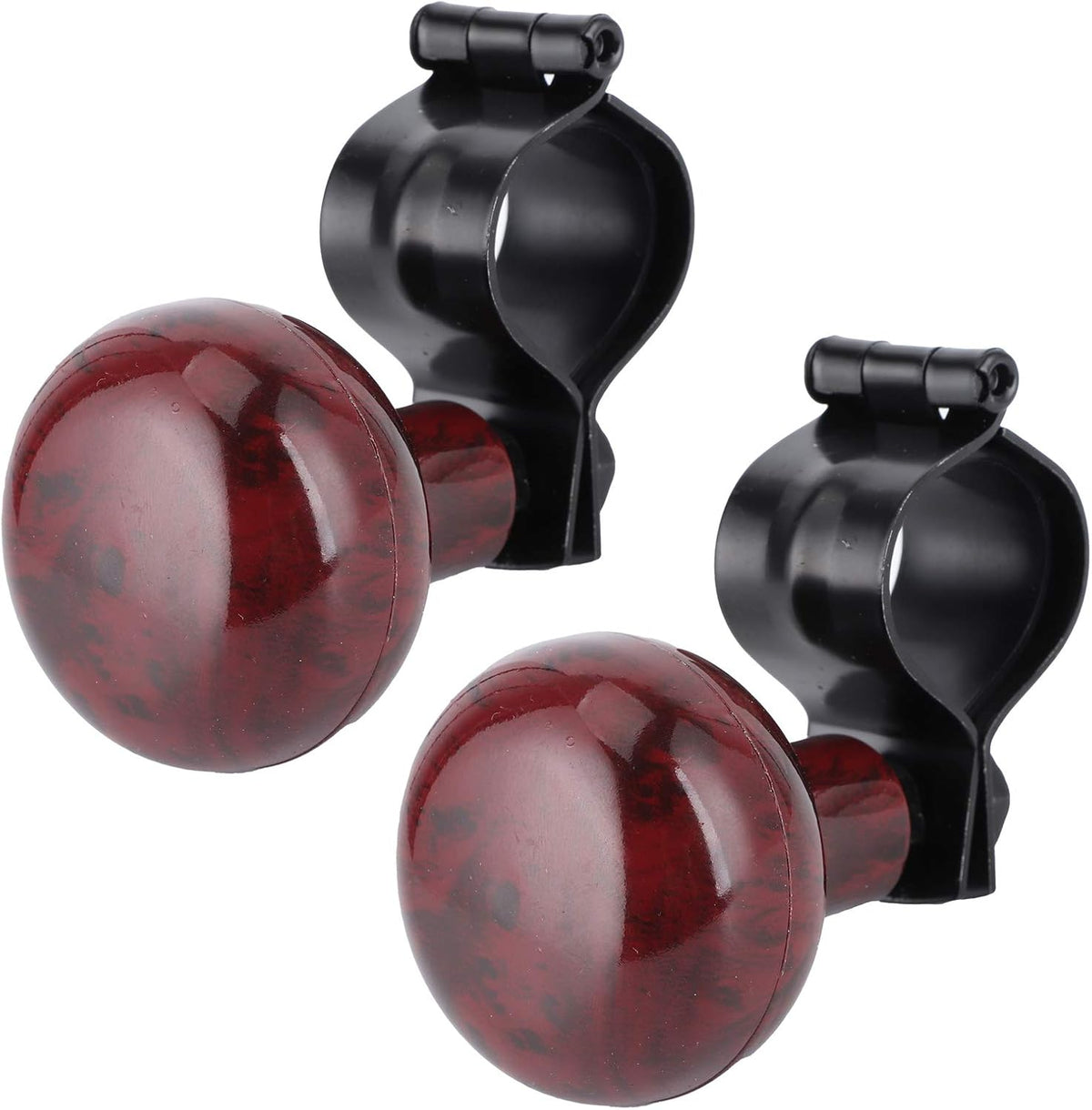 Mahogany Woodgrain Steering Wheel Spinner Knob O6665