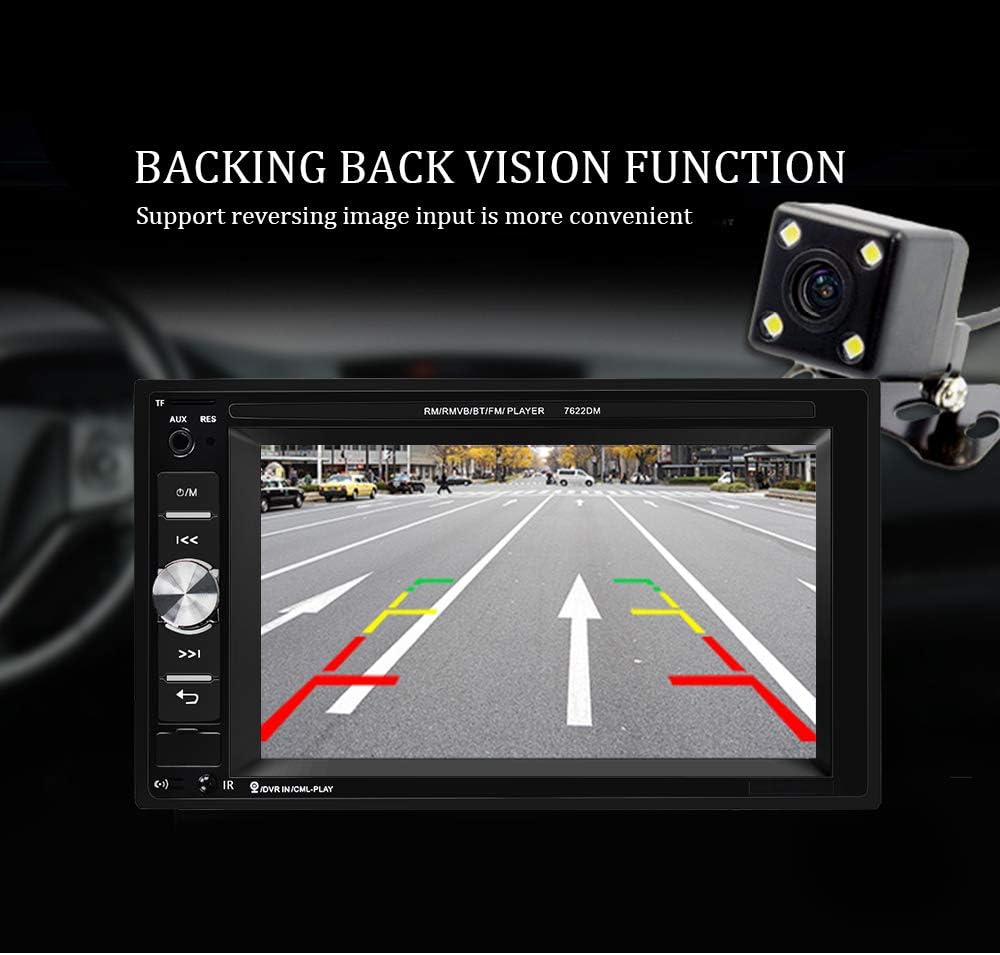 6.2 Inch Double Din Car Multimedia Player with Backup Camera Pack of 2 Y8217