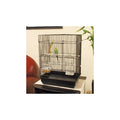 Square Top Parakeet Cage 16.5 L x 11.8 W x 22 H B4606