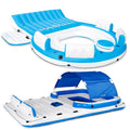 Inflatable Island Lounger 6 Person Floating Island Q51255