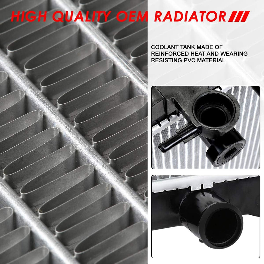 Aluminum Core Cooling Radiator Pack of 2 I159239